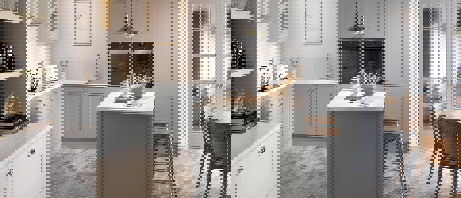 Dust Grey & Dove Grey Dove Gray Kitchen